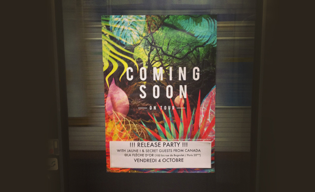 [LIVE] Coming Soon @ la Flèche d’Or, 04/10/2013