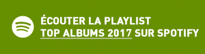 Ecouter la playlist Top Tracks 2016 sur Spotify