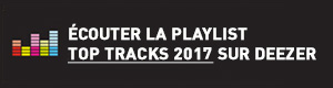 Ecouter la playlist Top Tracks 2016 sur Deezer