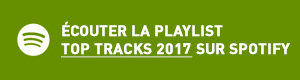 Ecouter la playlist Top Tracks 2016 sur Spotify