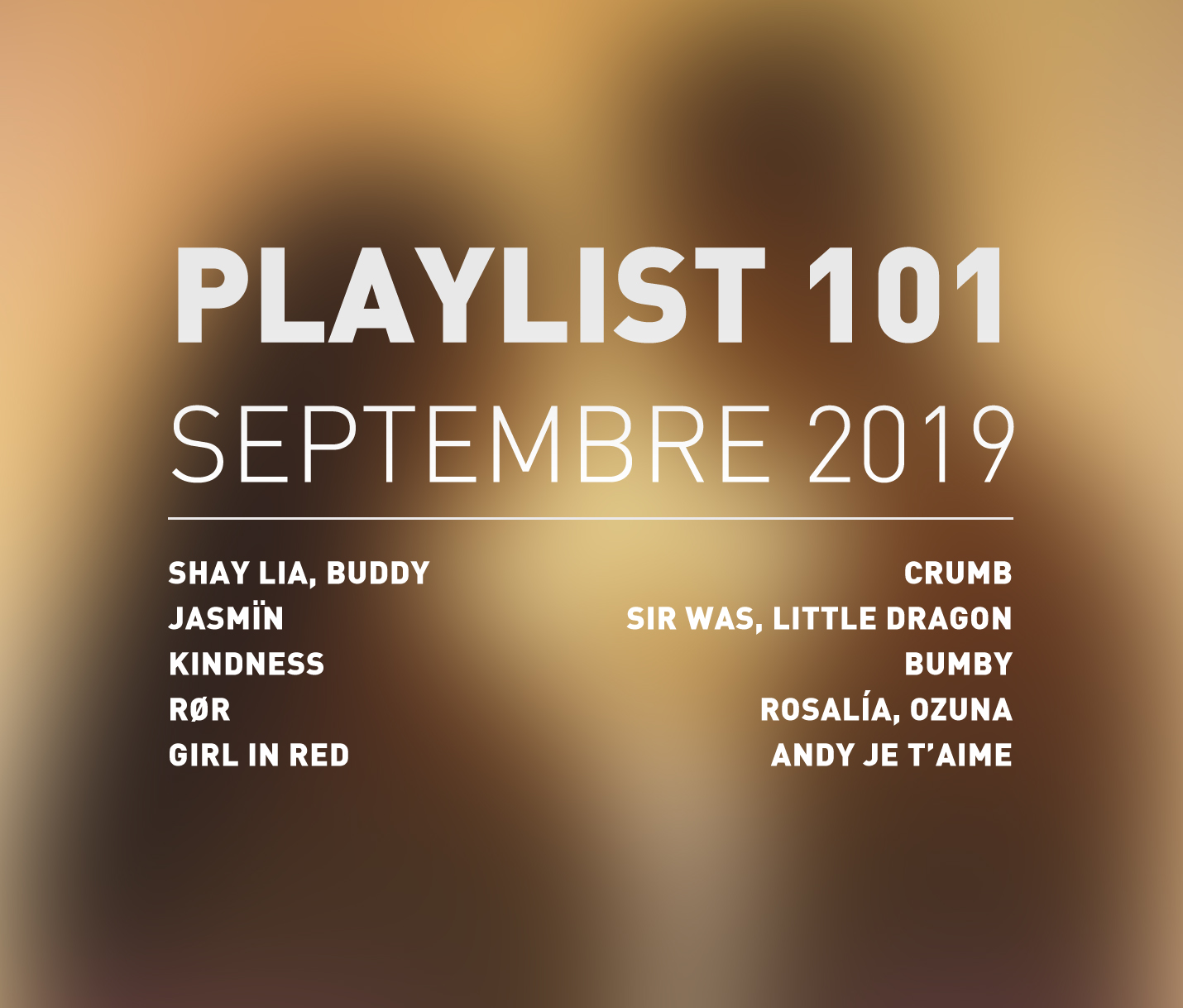 Playlist #101 : Shay Lia, RØR, girl in red, Andy je t'aime, etc