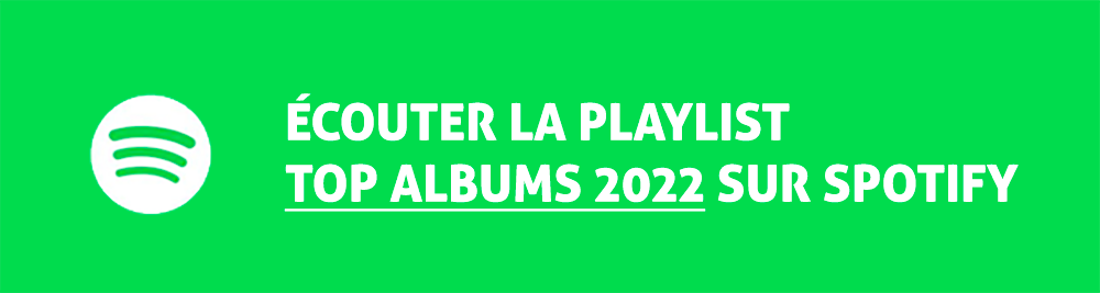 Ecoutez la playlist Top Albums 2022 sur Spotify