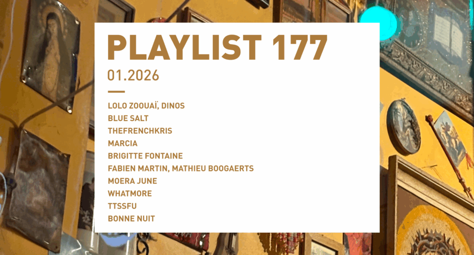 Lolo Zouaï ft. Dinos, Blue Salt, TheFrenchKris, MARCIA, Brigitte Fontaine, Fabien Martin, Mathieu Boogaerts, Moera June, WHATMORE, TTSSFU, Bonne Nuit